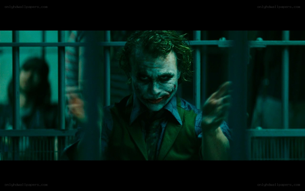 Joker in a prison cell