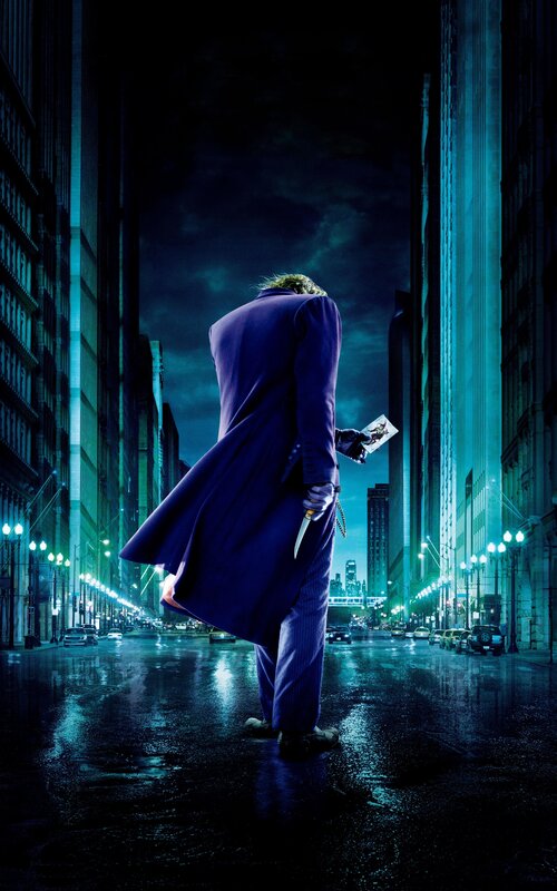 Joker in a rain-soaked city