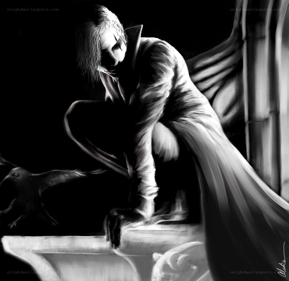 joker in dark cloak