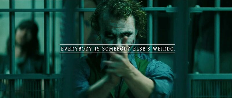 Joker in Jail Cell — Green, Dark, Dramatic