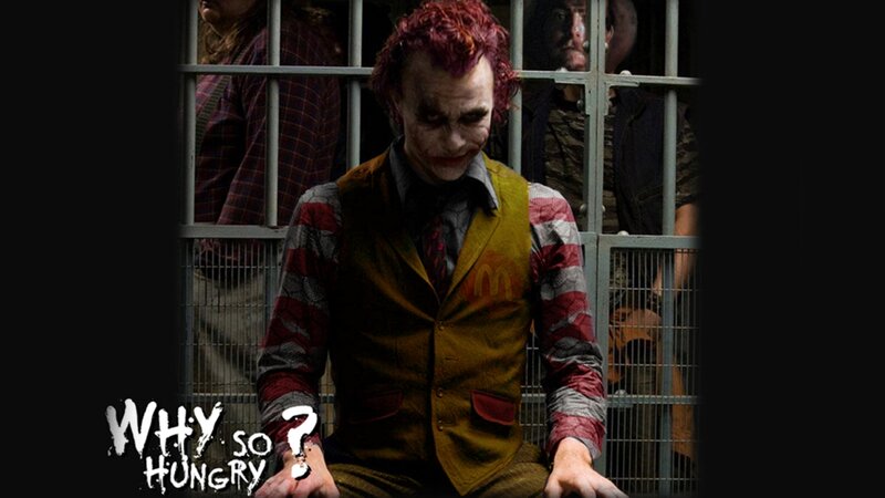 Joker in Jail Cell — Yellow