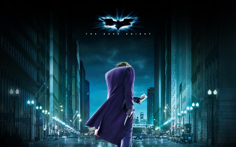 Joker in Purple Coat — Dark, Night