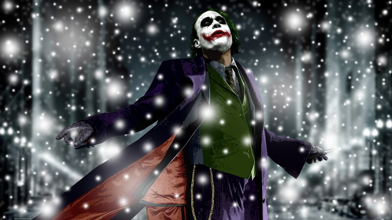 Joker in Snowstorm
