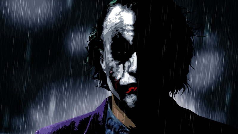 Joker in the Rain — Black