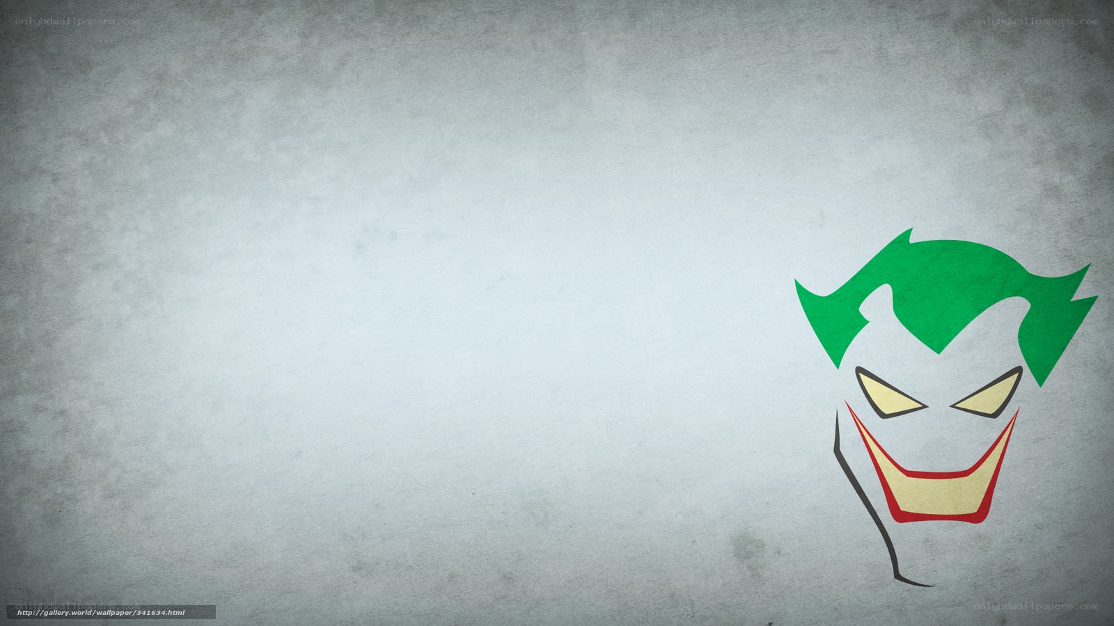 Joker logo on textured background