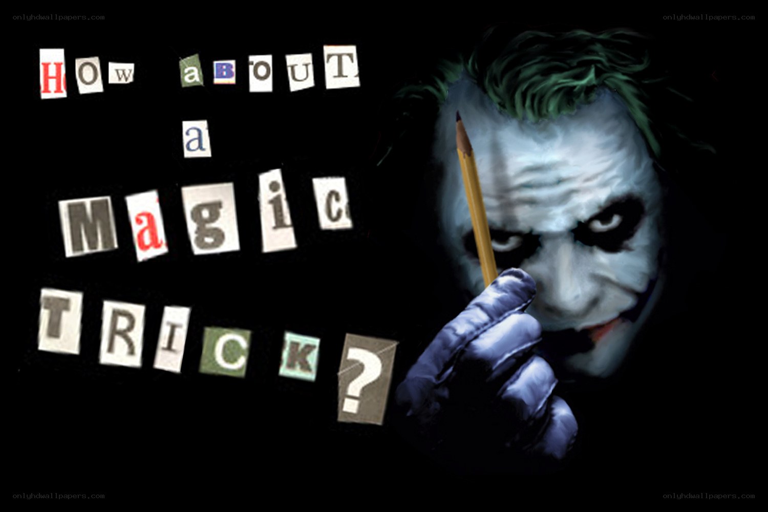 Joker magic trick question