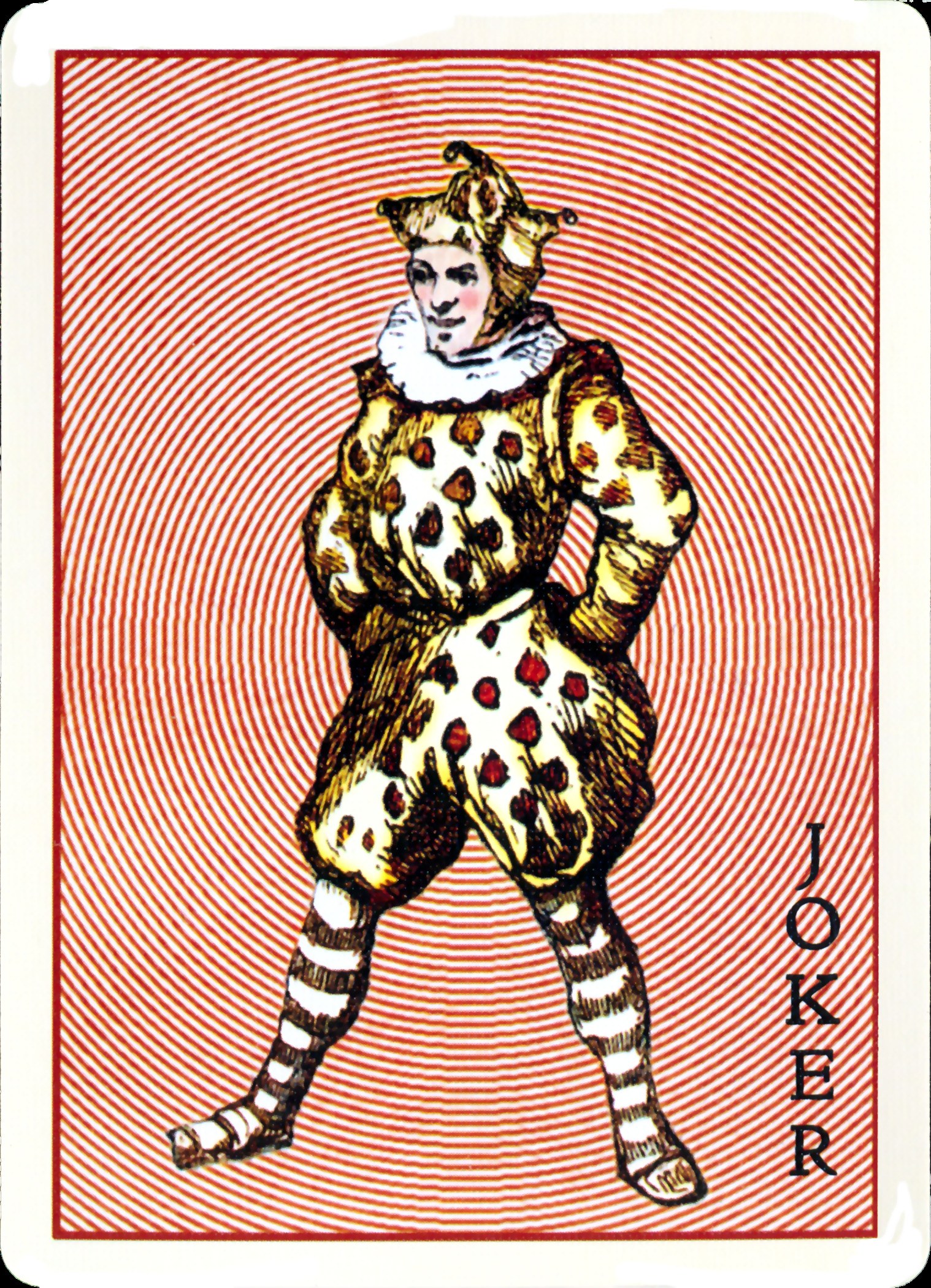 Joker playing card illustration