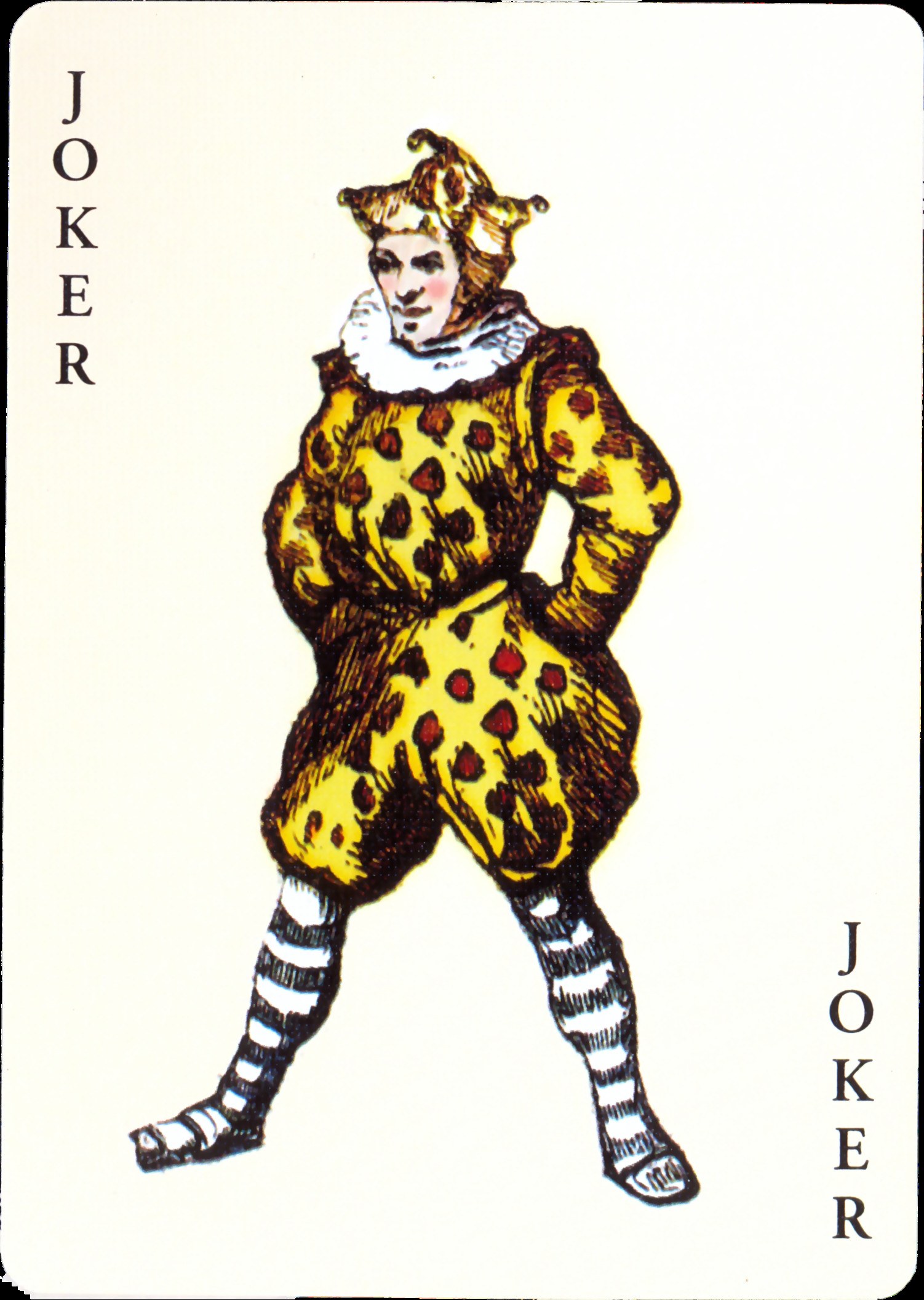 Joker playing card illustration
