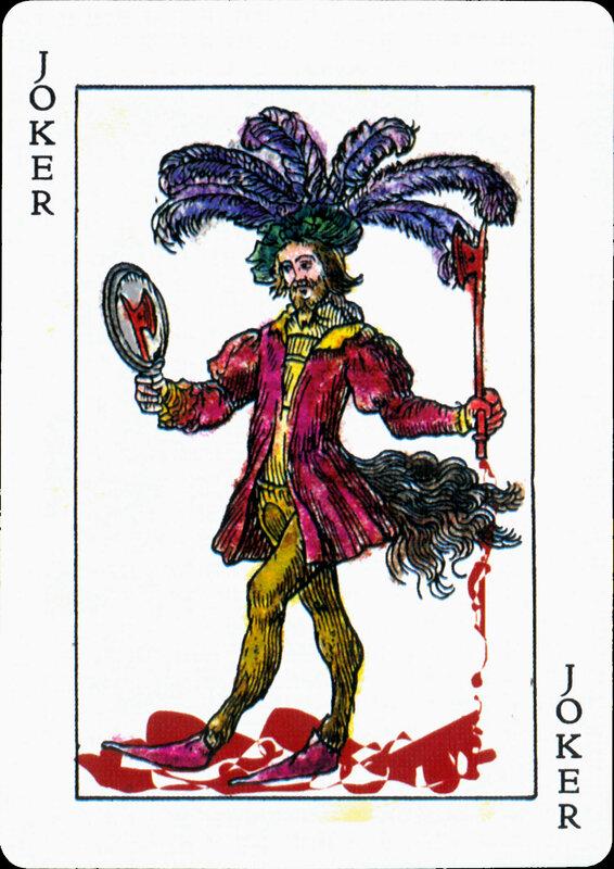 Joker playing card illustration