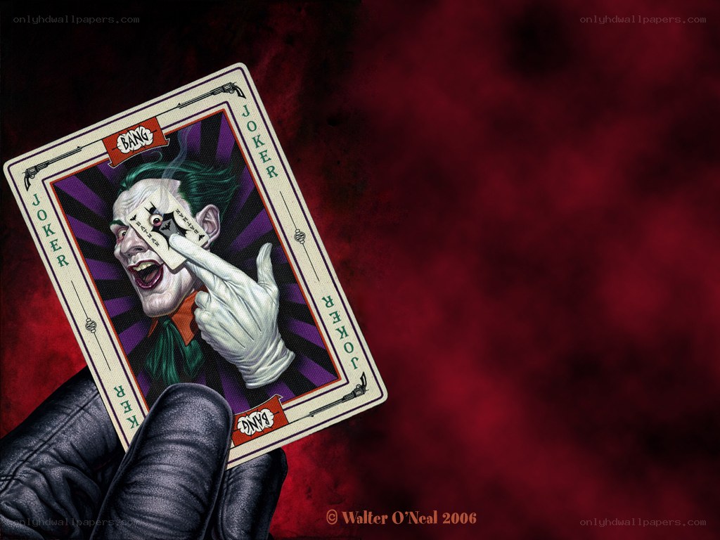 Joker playing card illustration
