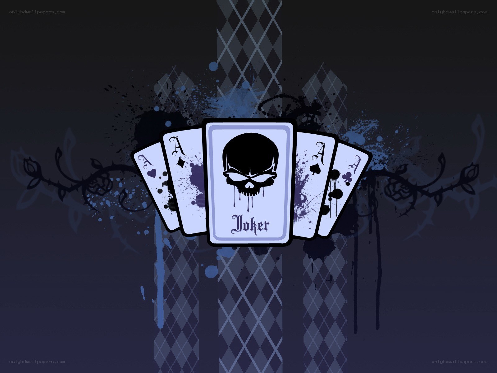 Joker playing cards art