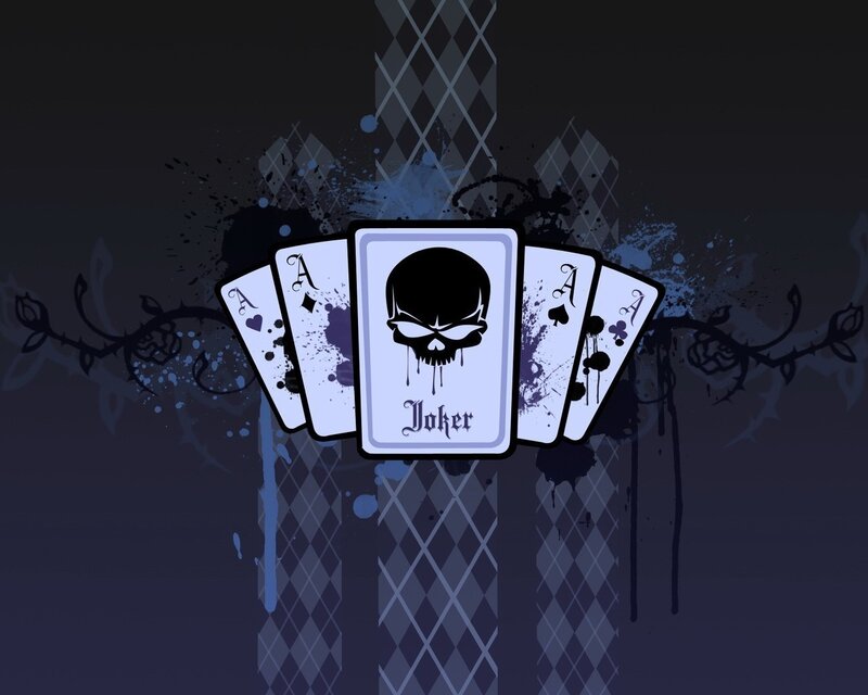 Joker playing cards art