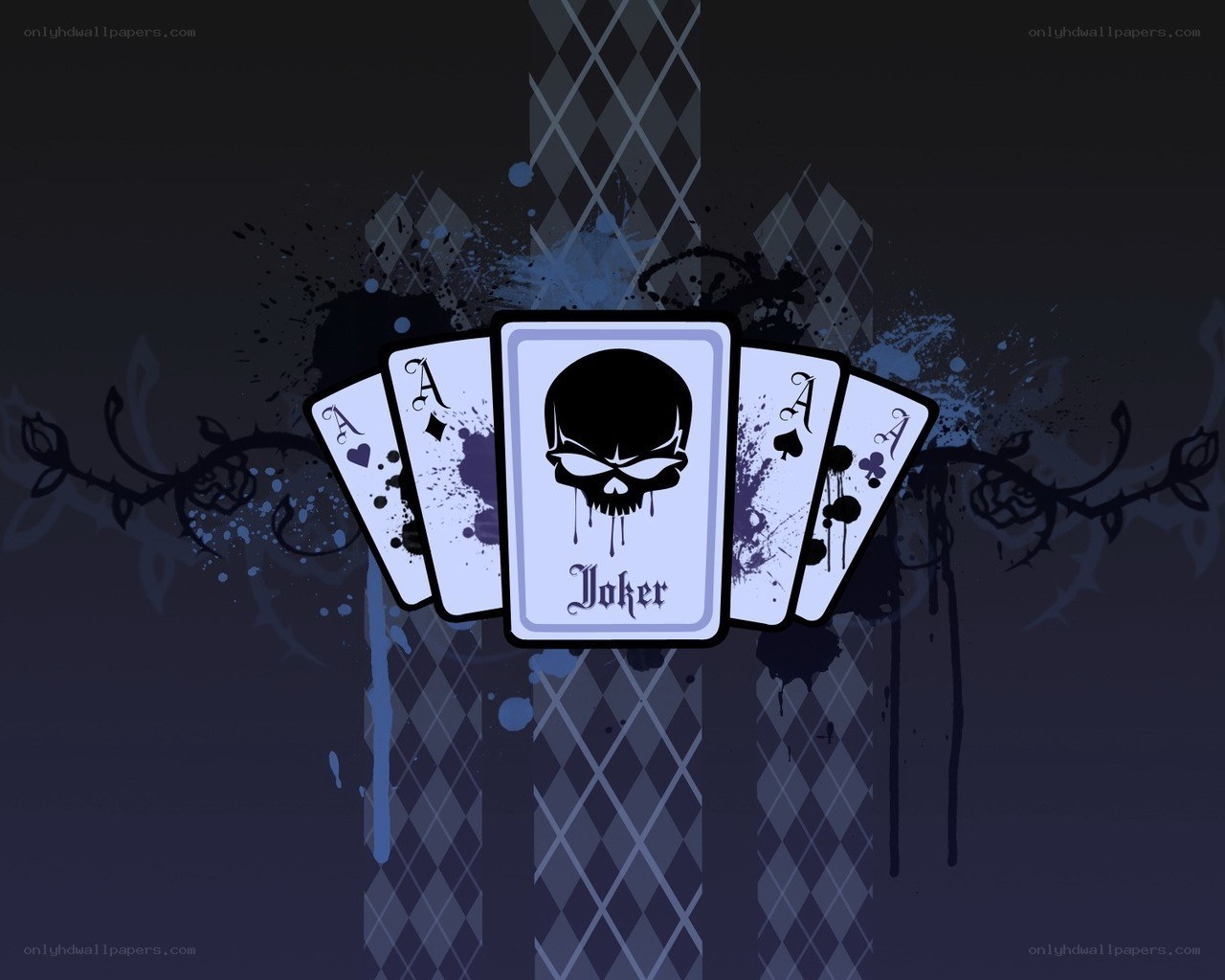 Joker playing cards art