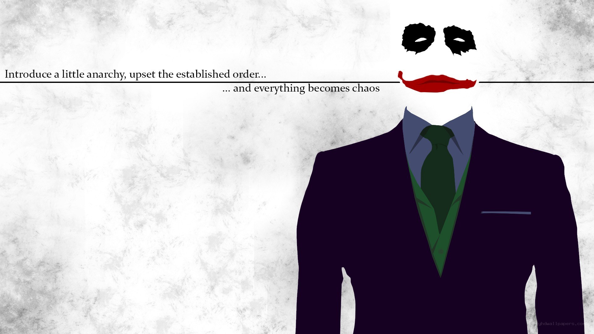 Joker quote on suit