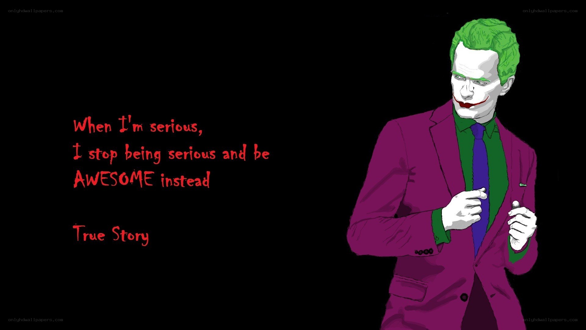 Joker quote wallpaper