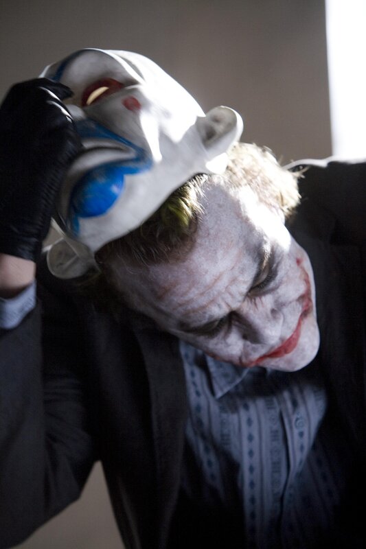 Joker removing mask