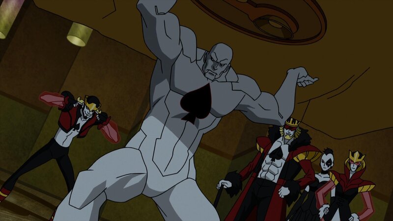 Joker's gang in a room