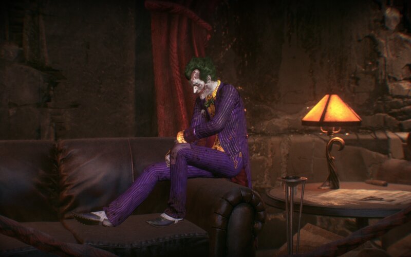 Joker Sitting on Couch