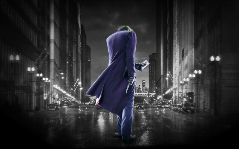 Joker Standing in Street