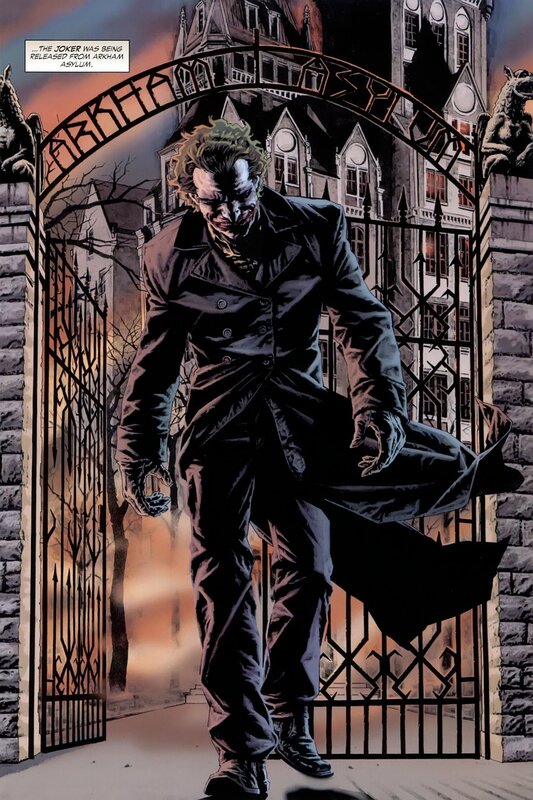 Joker Walking Out of Asylum
