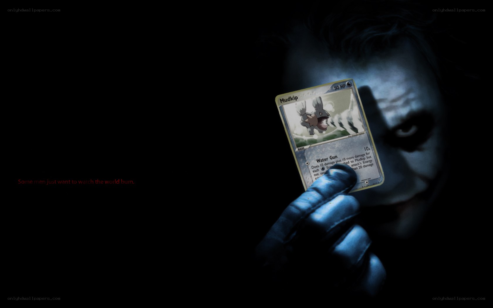 Joker with Pokémon card