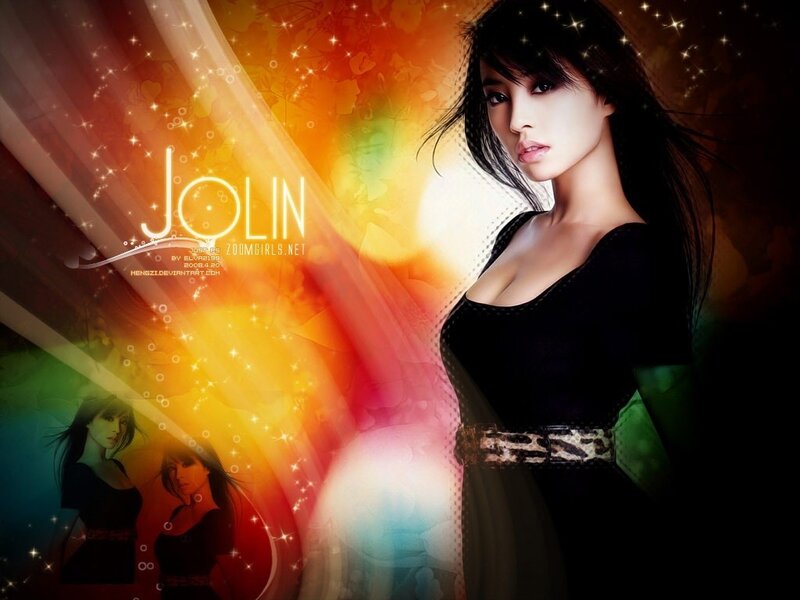 Jolin Tsai colorful portrait