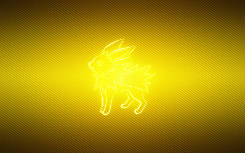 Jolteon glowing outline