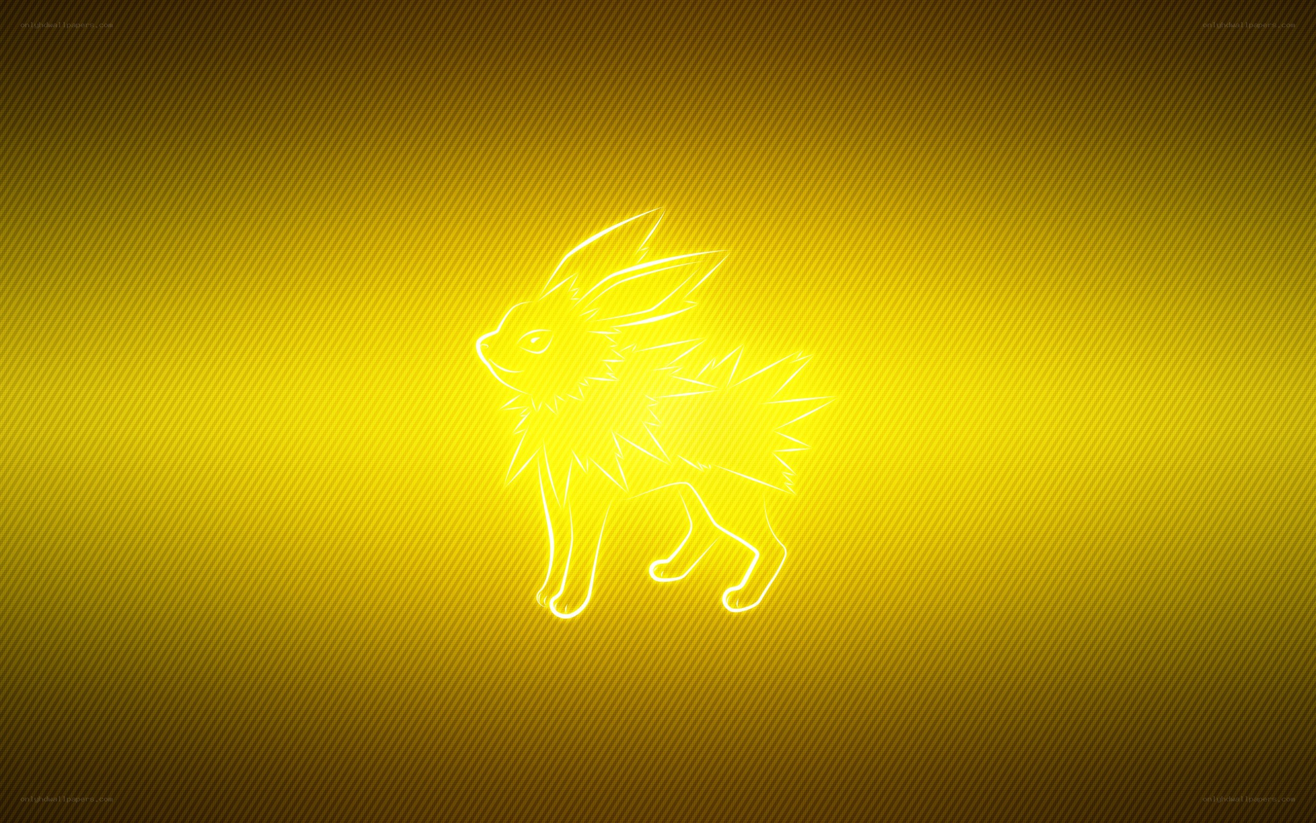 Jolteon glowing outline