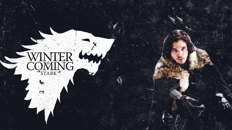 Jon Snow and Stark sigil
