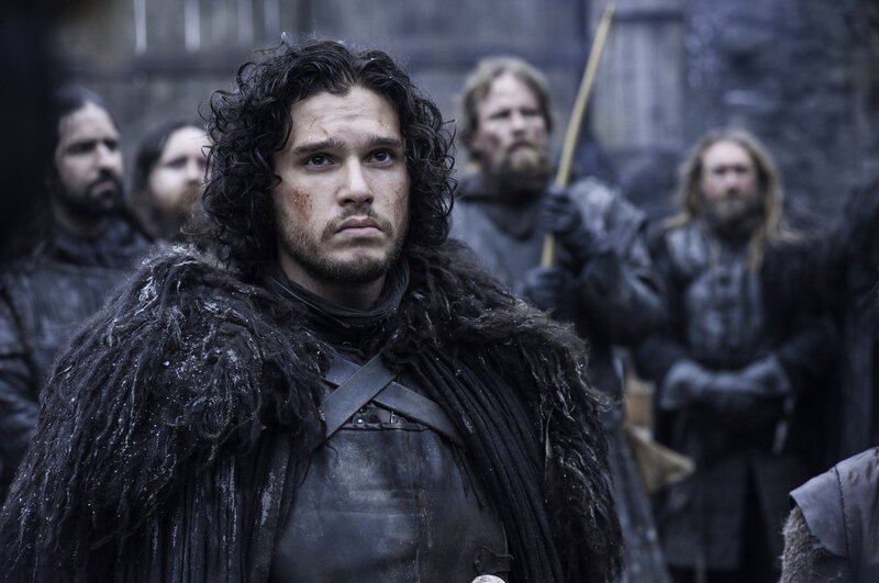 Jon Snow in Fur Cloak