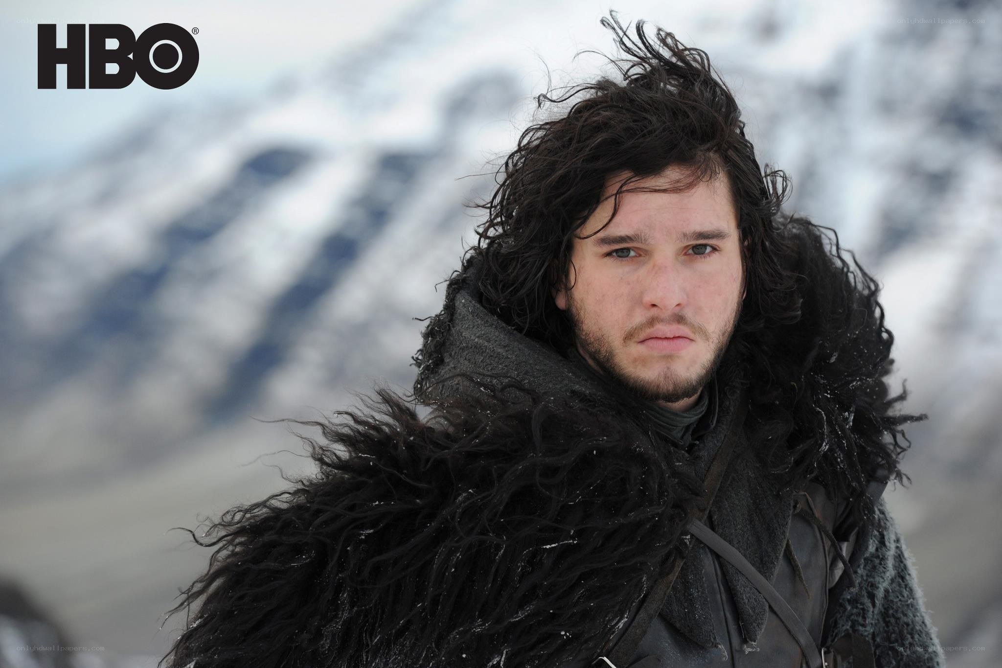 Jon Snow in the snow