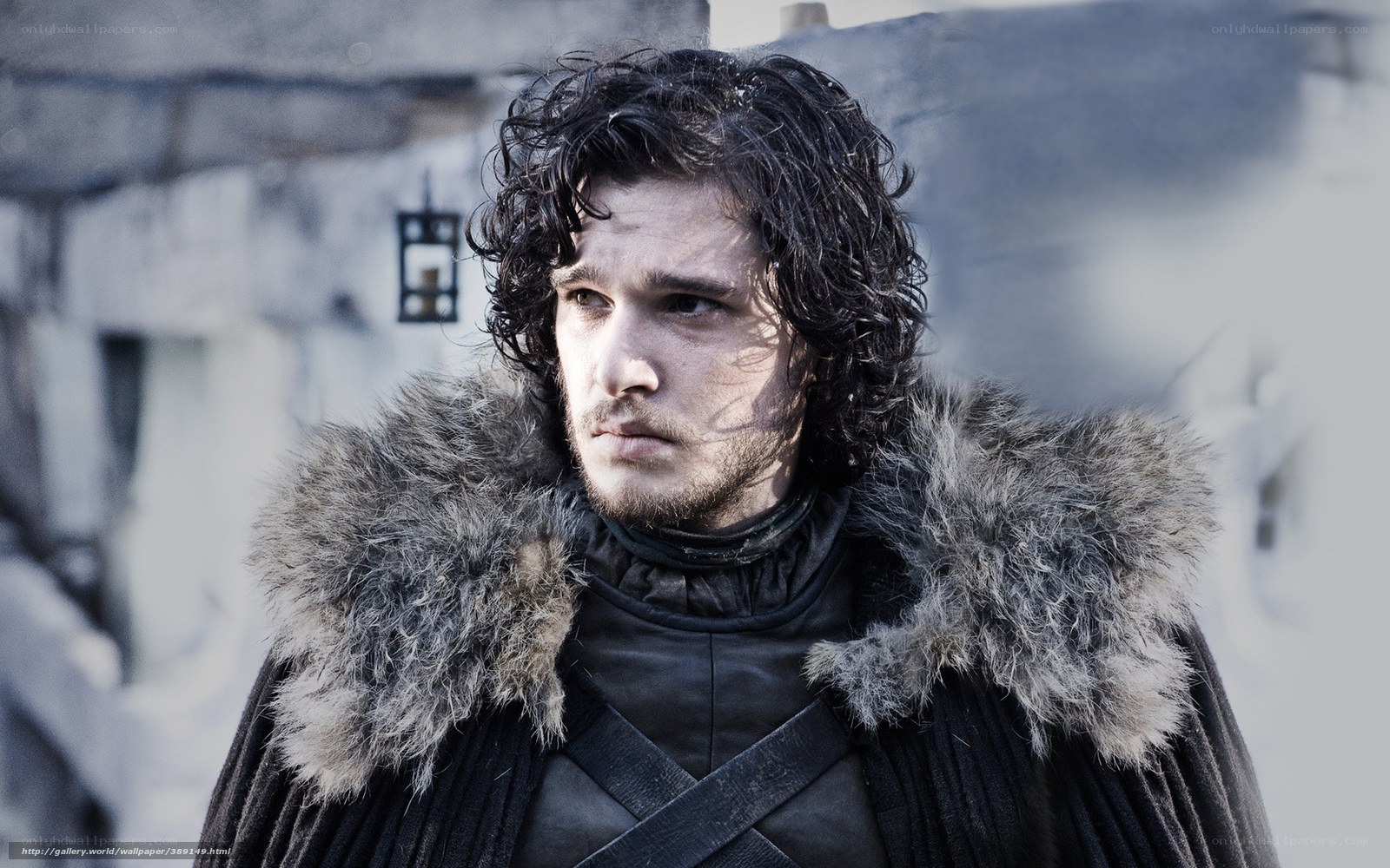 Jon Snow in the snow