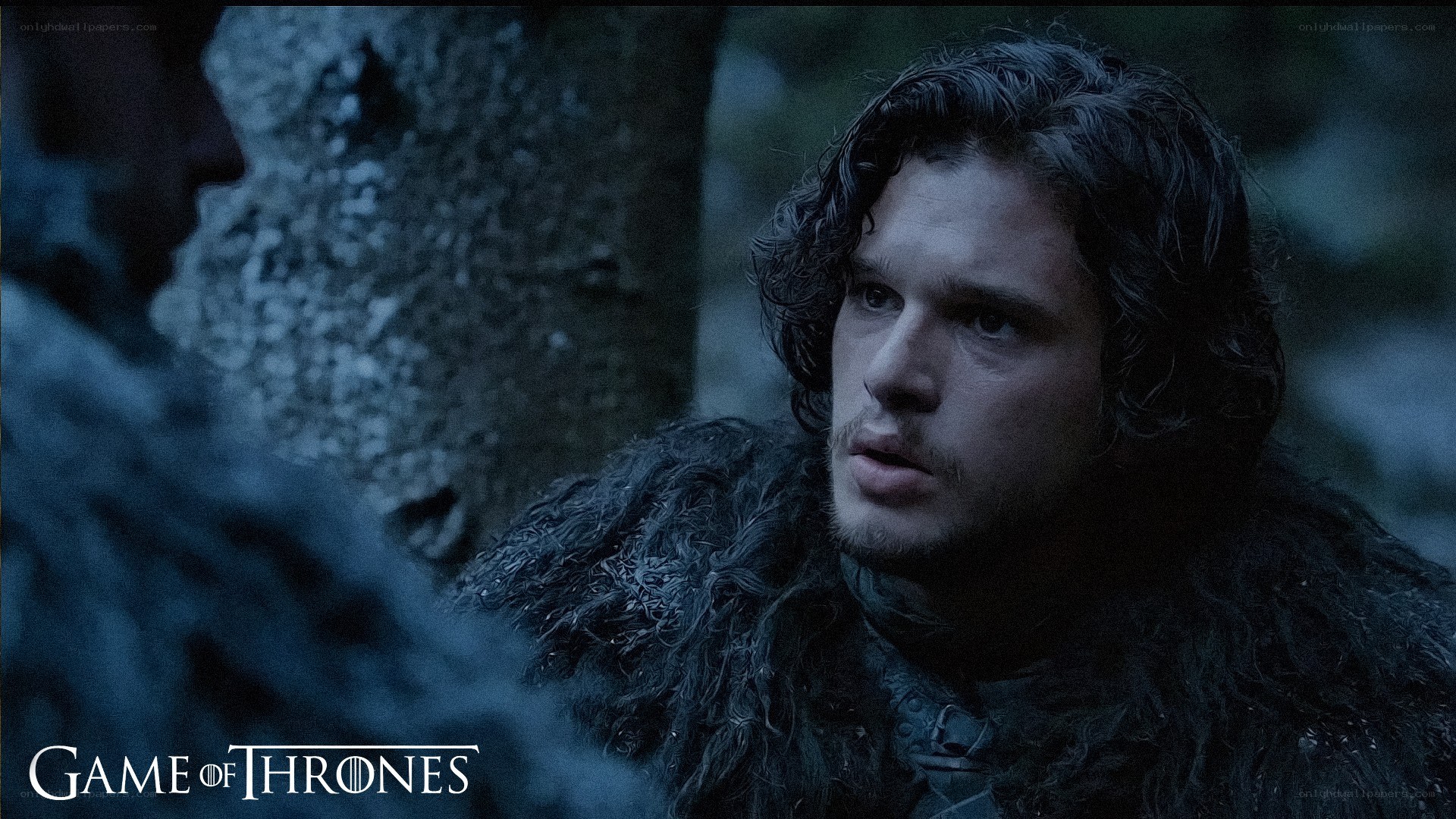 Jon Snow in the woods