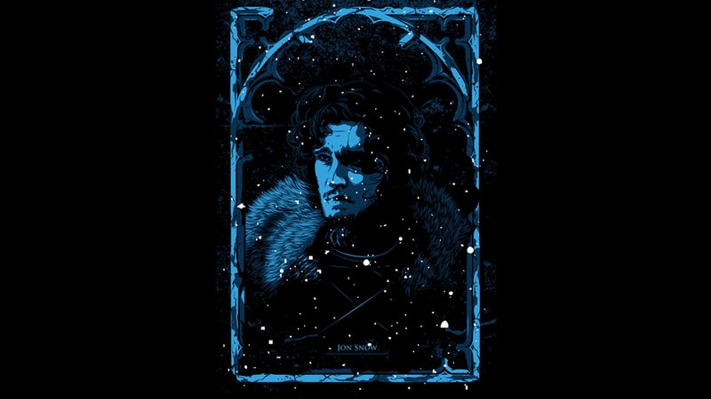 Jon Snow portrait art