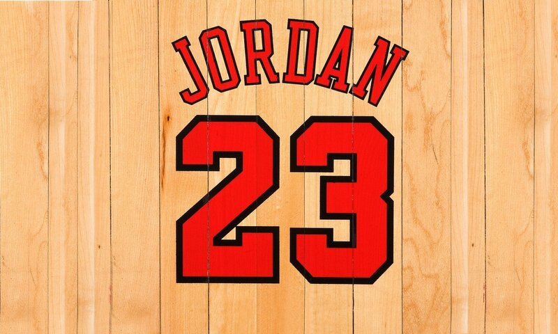 Jordan 23 on wooden court