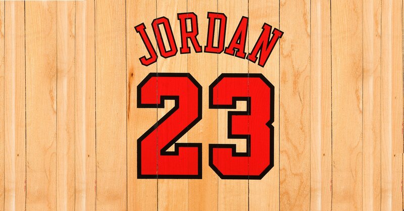 Jordan 23 on wooden court