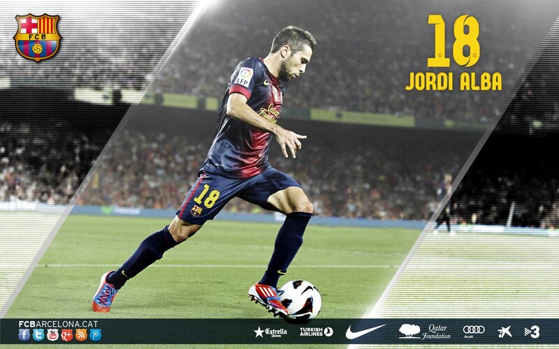 Jordi Alba in action