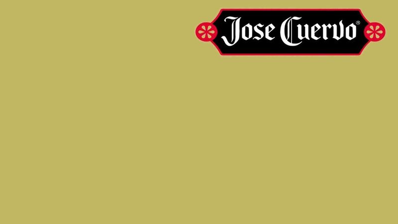 Jose Cuervo logo on olive background