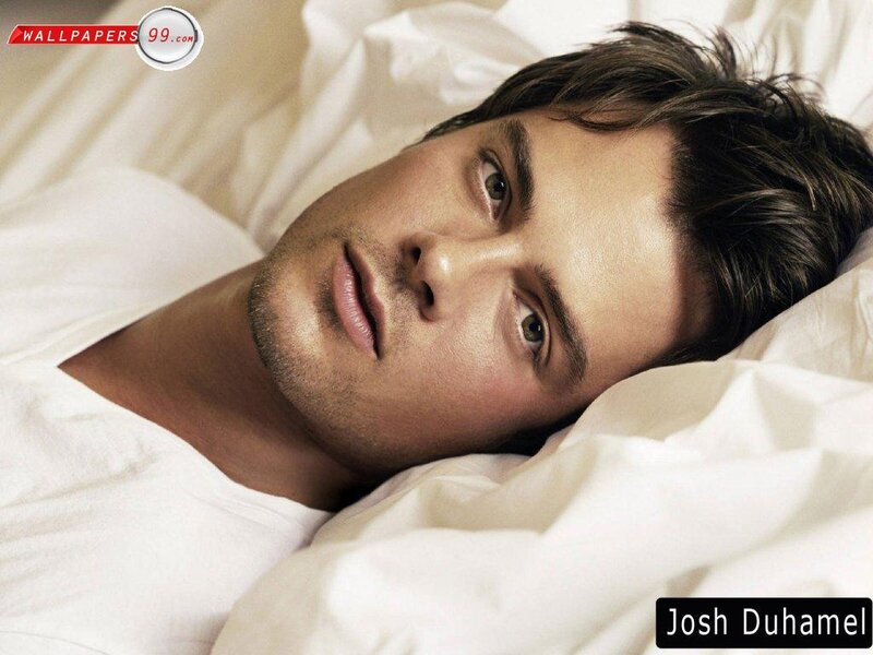 Josh Duhamel in bed