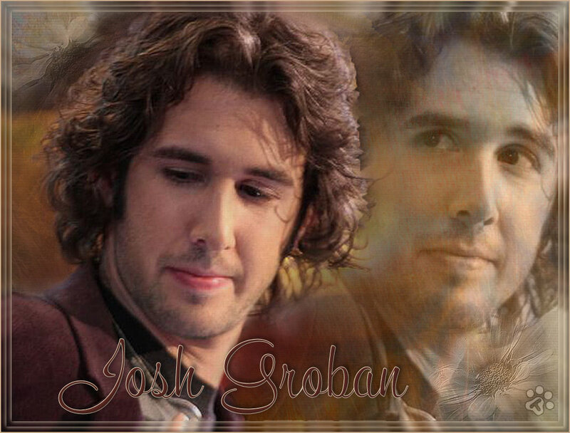 Josh Groban portrait collage