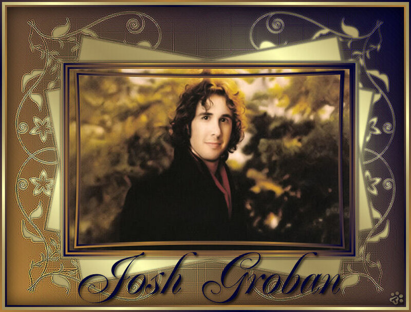Josh Groban Portrait — Gold