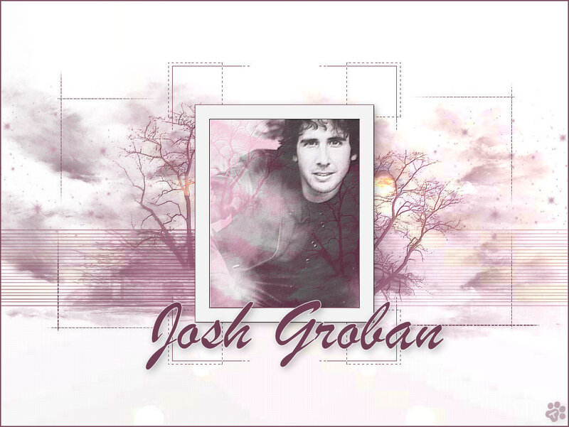 Josh Groban portrait wallpaper
