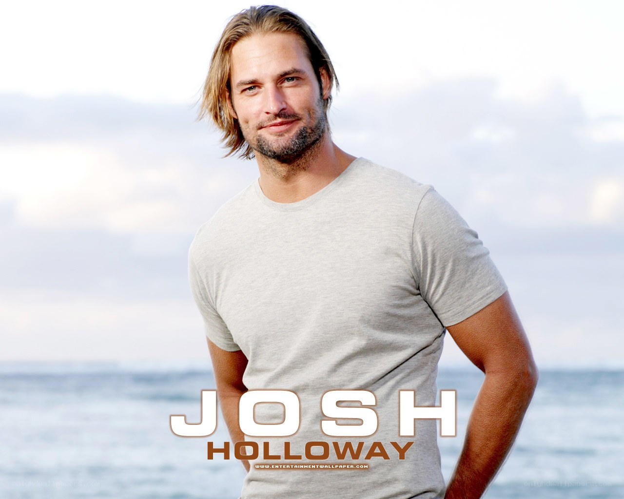 Josh Holloway at the beach