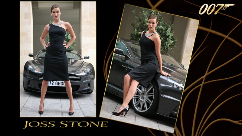 Joss Stone with luxury car