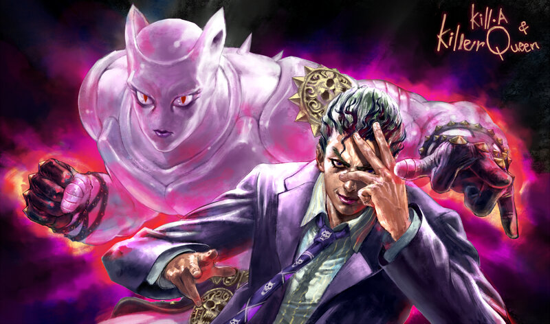 Jotaro and Killer Queen