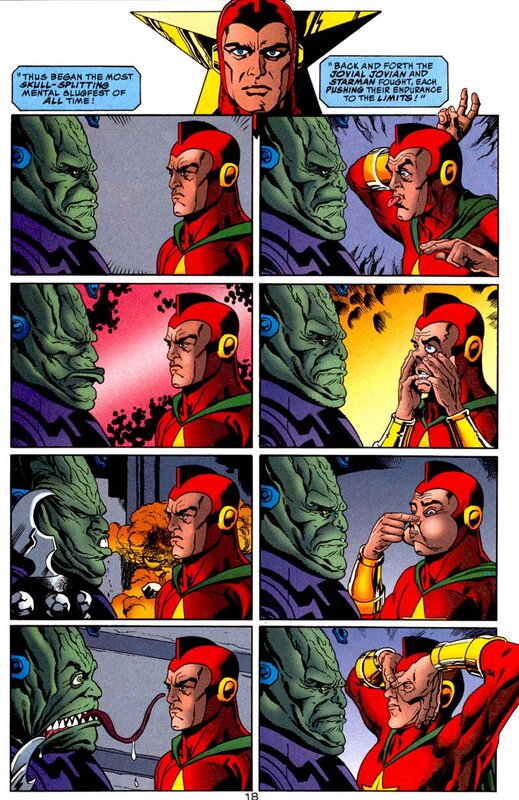 Jovian and Starman mental battle