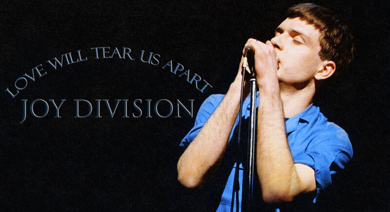 Joy Division performing on stage