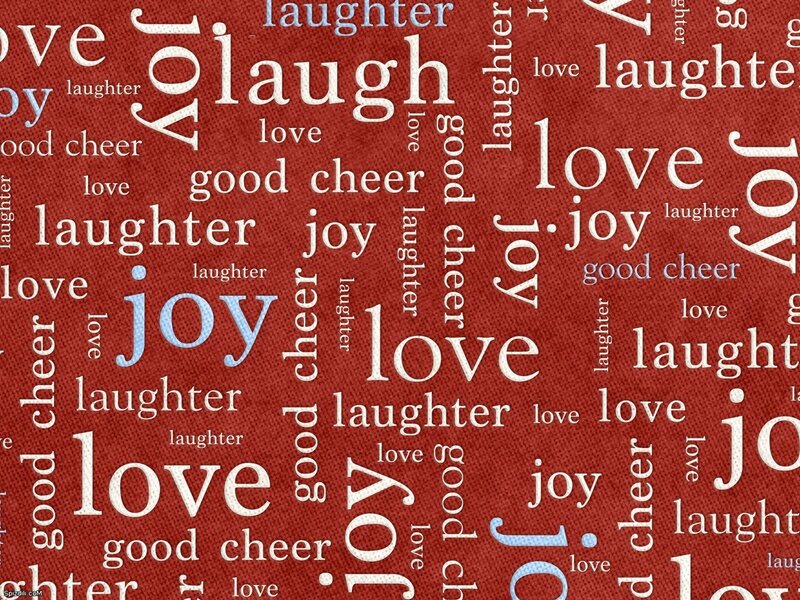 joy love laughter words