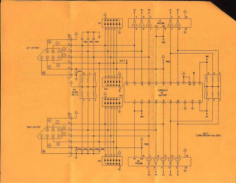 joystick circuit diagram