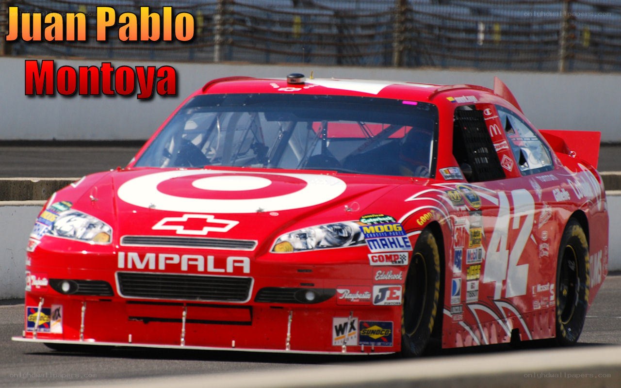 Juan Pablo Montoya racing